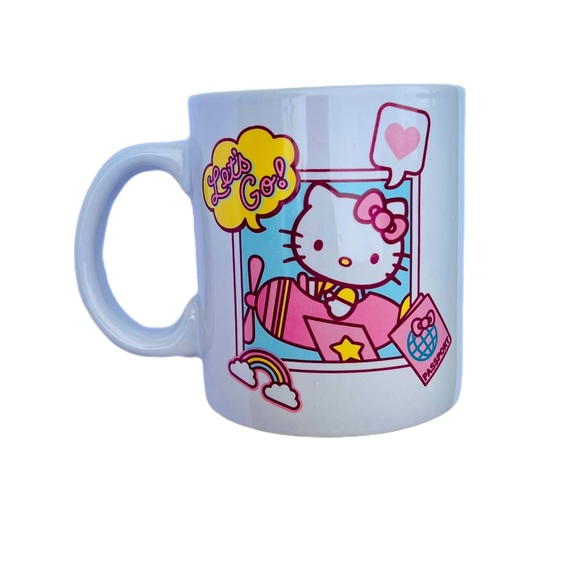 Hello Kitty Other - Hello Kitty Travel Inspired Ceramic Mug 20 oz